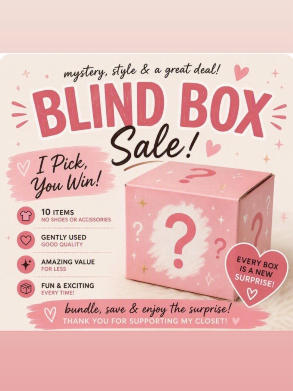 ✨Limited Time ✨Women’s Blind Box Sale